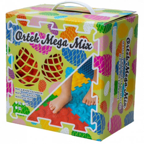 Массажный коврик Мега Микс Пазлы 20 элементов 11025 Ортек