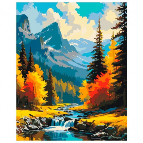 Картина за номерами Гірський краєвид, 40х50 см, 11052-AC, Art Craft