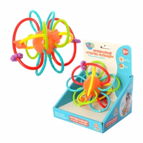 Брязкальце - прорізувач з трещіткою для малюків 1106AB