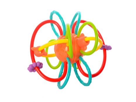 Брязкальце - прорізувач з трещіткою для малюків 1106AB