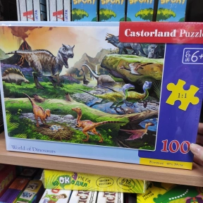 Пазл "Світ динозаврів" (100 дет.) Castorland. 111084