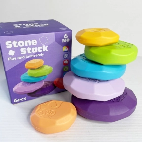 Пірамідка-баласир 6 елементів (м'який пластик), 1114