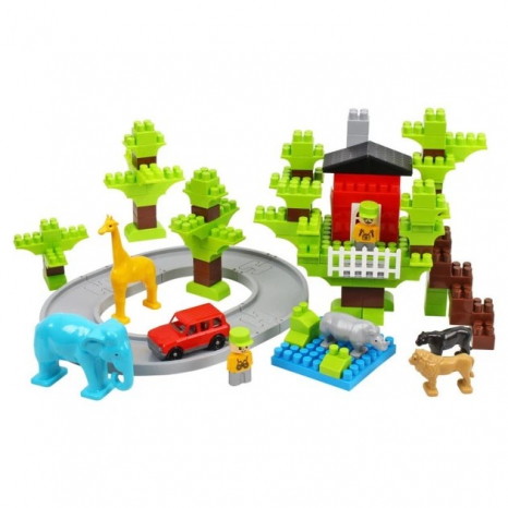 Конструктор блочний 1119 Wild Land 160елм. в коробці ТЕХНОК