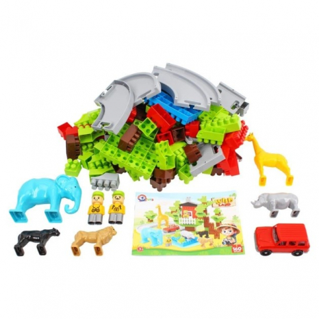 Конструктор блочний 1119 Wild Land 160елм. в коробці ТЕХНОК