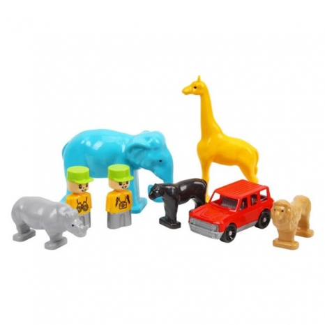 Конструктор блочний 1119 Wild Land 160елм. в коробці ТЕХНОК