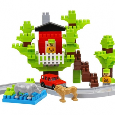 Конструктор блочний 1119 Wild Land 160елм. в коробці ТЕХНОК