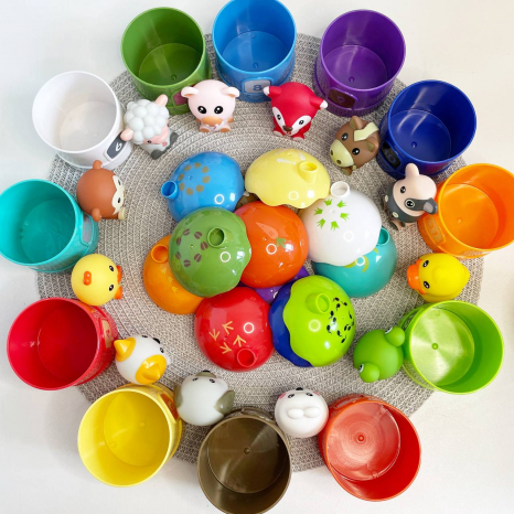 Розвиваюча гра колірленд “Тваринки”, 12 будиночків, ляльковий театр, сортер, вивчаємо цифри 1144