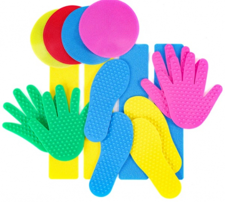 Набір для сенсорного розвитку дитини Ручки-ніжки 16 елементів  Ortek