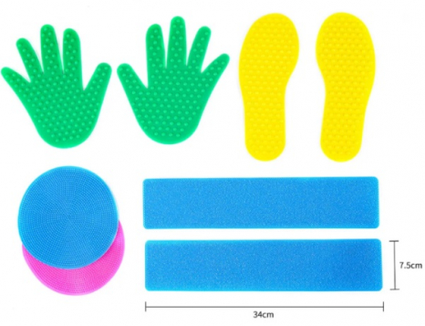 Набір для сенсорного розвитку дитини Ручки-ніжки 16 елементів  Ortek