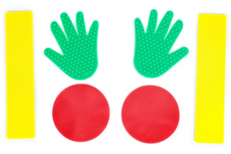 Набір для сенсорного розвитку дитини Ручки-ніжки 16 елементів  Ortek