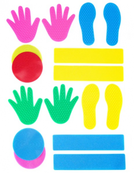 Набір для сенсорного розвитку дитини Ручки-ніжки 16 елементів  Ortek