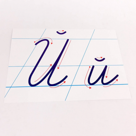 Картки Домана великі Букви українські прописні А5 (200х150 мм) 116761