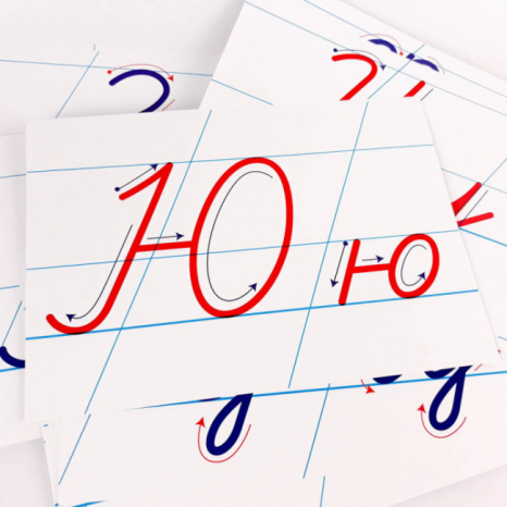 Картки Домана великі Букви українські прописні А5 (200х150 мм) 116761