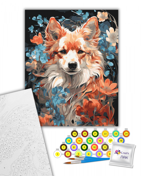 Картина по номерам "Друг человека" 40х50 см, Art Craft 11689-AC