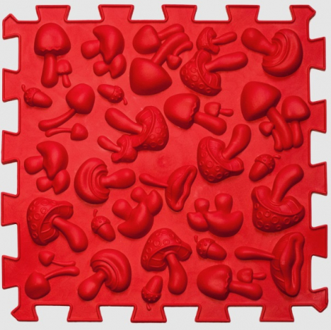 Килимок масажний Ортек Пазли Динозаври 8 квадратних елементів + 8 трикутників