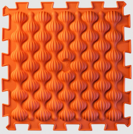 Килимок масажний Ортек Пазли Динозаври 8 квадратних елементів + 8 трикутників