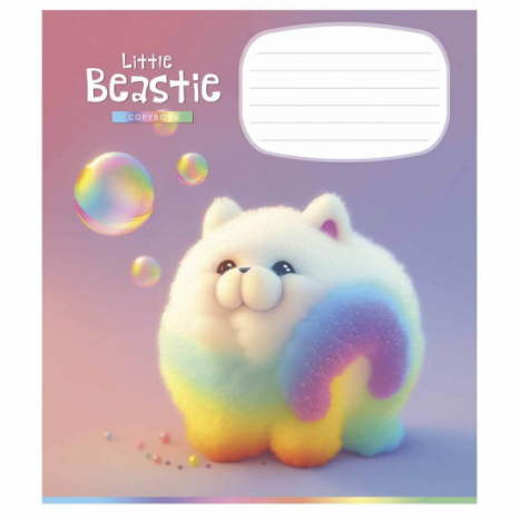 Учнівський зошит 12 аркушів коса лінія Школярик 3248С ВД-лак