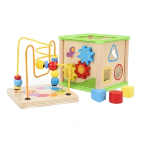 Мультифункціональний бізікуб ( пальчиковий лабіринт, сортер) TopBright 120140