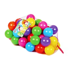 Кульки для сухого басейну в сітці, 50 шт, розмір - 80 мм, M Toys, 12023