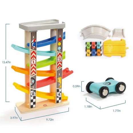 Вежа швидкісний спуск трек для гонок на 6 доріжок