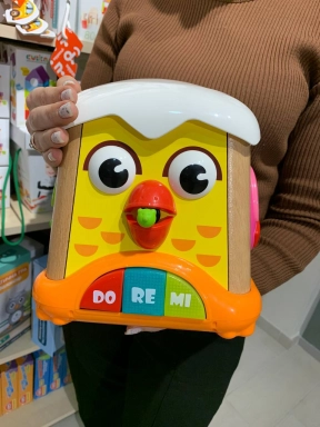 Розвиваючий музичний інтерактивний ігровий бізікуб 5в1 "Пташеня" Top Bright. 120378