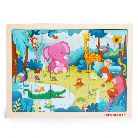 Дерев'яний пазл Африка 120394