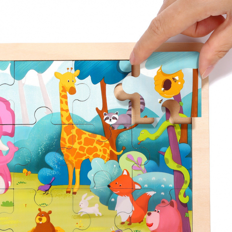 Дерев'яний пазл Африка 120394