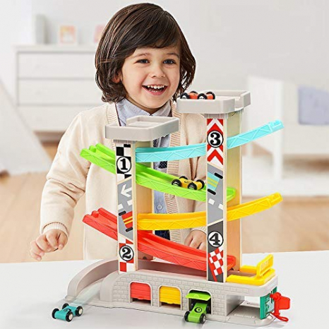 Швидкісний спуск - гоночний трек  з гаражем 120402 TOP BRIGHT