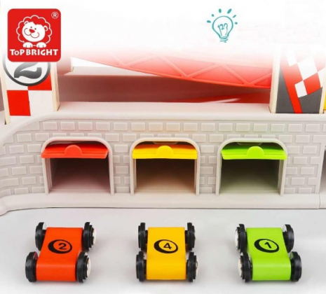 Швидкісний спуск - гоночний трек  з гаражем 120402 TOP BRIGHT
