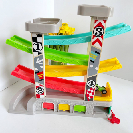 Швидкісний спуск - гоночний трек  з гаражем 120402 TOP BRIGHT