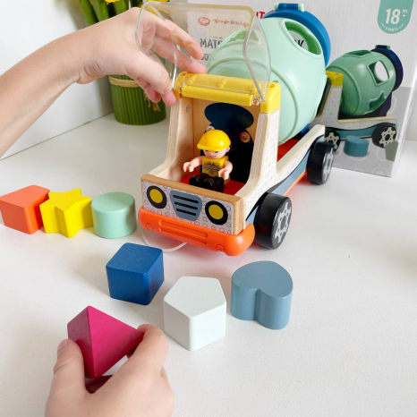Дитяча іграшка сортер Бетонозмішувач, ТМ Top Bright 121095