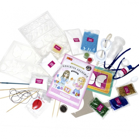 Набір для експерементів. Блискуча академія для дівчаток 12114121У Ранок