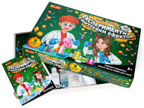 Набір для експериментів "Експерименти з миттєвим ефектом" 12114125У