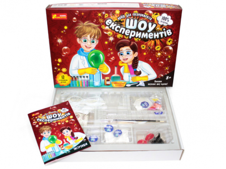 Набор для экспериментов "Шоу экспериментов" 12114151У Ранок