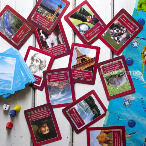 Настільна гра "Подорожуємо світом" Ранок. 12120099У