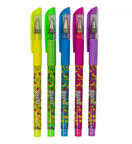 Набір ароматних гелевих ручок – Неоновий Коктейль, 5 кольорів, 12264