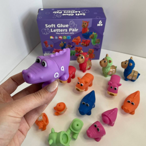 Розвиваюча гра - сортер  Тваринки - половинки (26 елементів) 1254