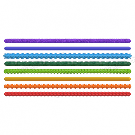 SensoStick : текстурний  гнучкий сенсорний стік для дрібної моторики та сенсорики (дротики)