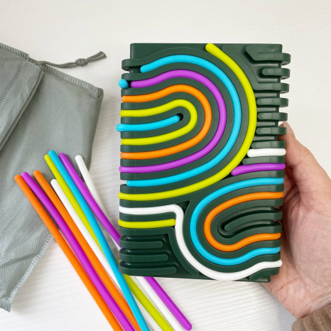 Сенсорна дошка для розвитку моторики  CalmPad 3D з лабіринтом