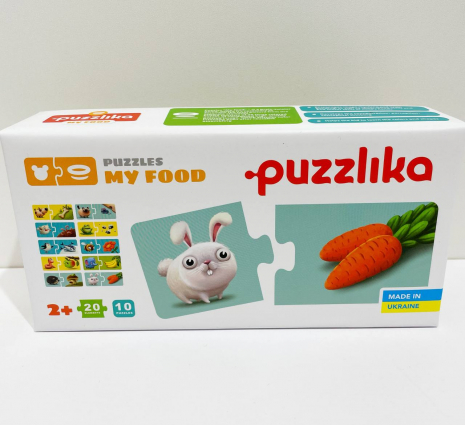 Пазли-половинки Моя їжа Puzzlika 12992