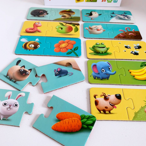 Пазли-половинки Моя їжа Puzzlika 12992