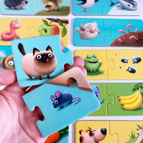 Пазли-половинки Моя їжа Puzzlika 12992