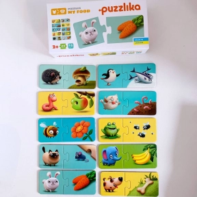 Пазли-половинки Моя їжа Puzzlika 12992