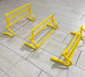 Барьер тренировочный желтый 3-уровневый