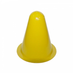 Фішка - конус (мала) для розмітки поля Жовта, висота 8 см