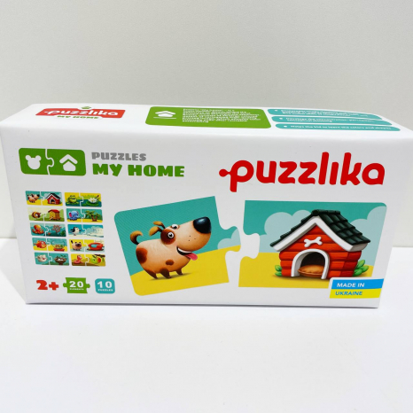 Пазли-половинки  Мій дім Puzzlika 13074