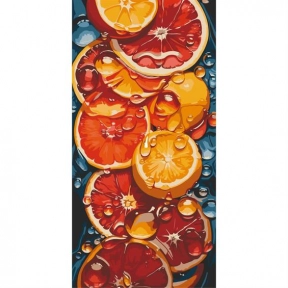 Картина за номерами "Соковитий цитрус", Art Craft 13091-AC 40х80 см