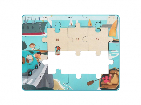 Деревянные пазлы в Пароходе (Кораблике) TopBright 130912