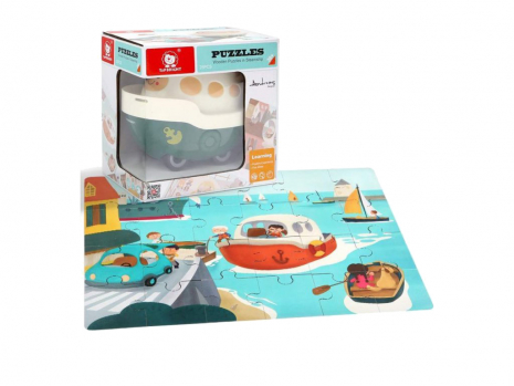 Деревянные пазлы в Пароходе (Кораблике) TopBright 130912