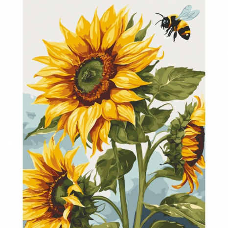 Картина за номерами "Соняхи", Art Craft, 13098-AC, 40х50 см